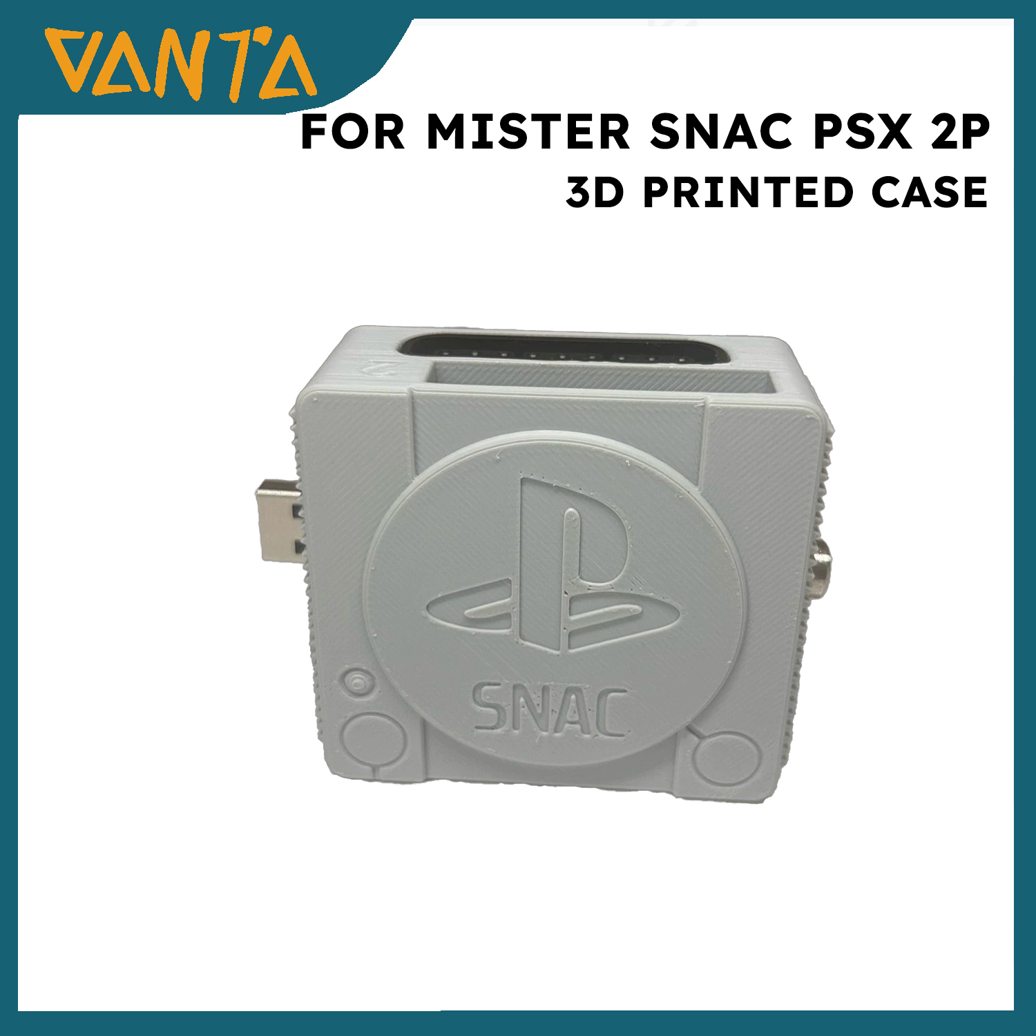 Retro Gaming Console Gun - Capa impressa em 3D para console