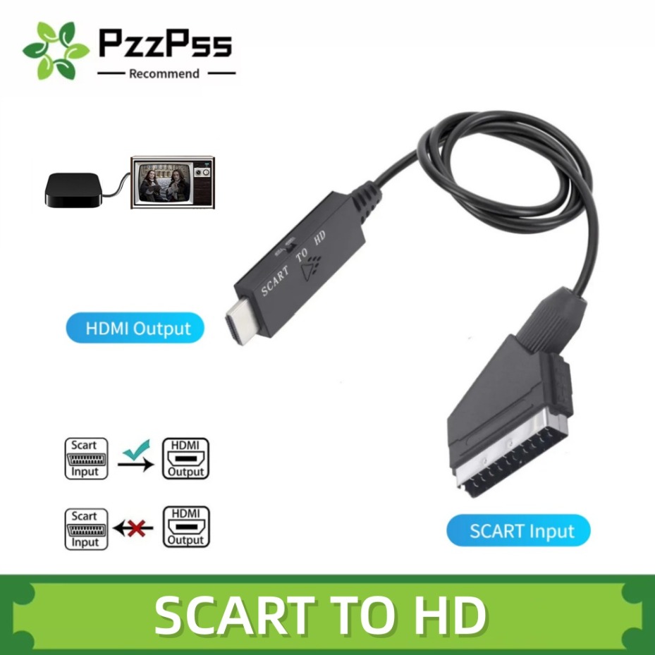 Scart To Hdmi - Conversor Scart para HDMI 1080P com