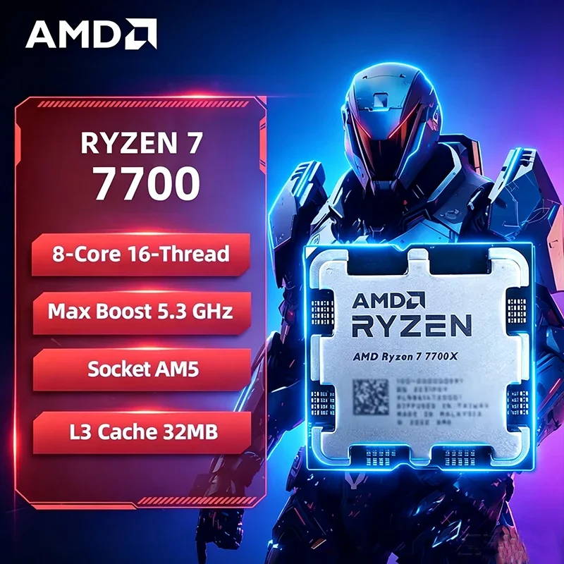 Amd Cpu Ryzen 7 - Processador AMD Ryzen 7 7700 R7