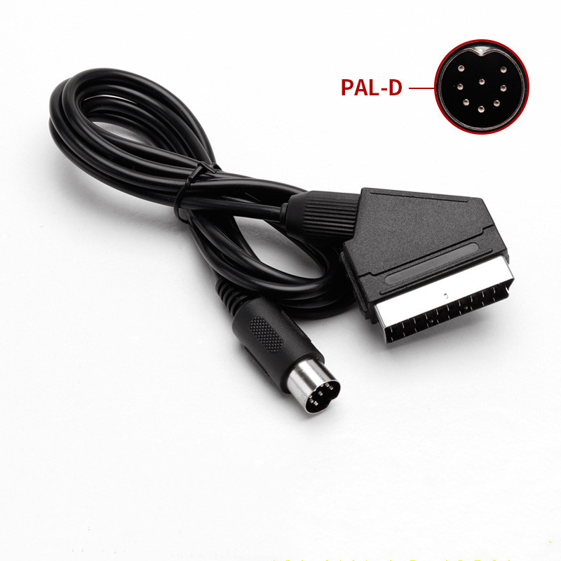 Retro Gaming Cables - Cabo V-PIN Euro RGB Scart para