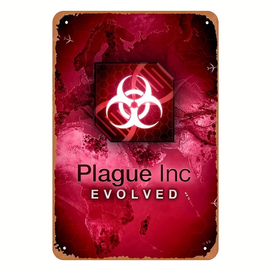 Retro Gaming Videos - Placa de Metal Estilo Vintage Plague