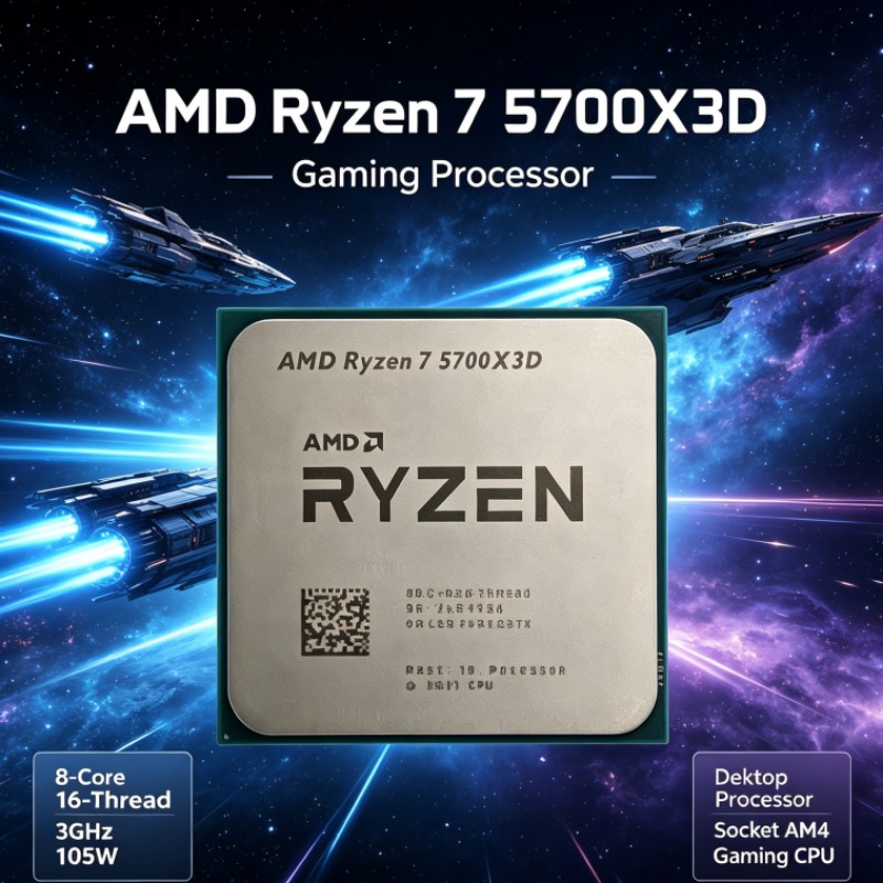 Amd Cpu Ryzen 7 - Processador AMD Ryzen 7 5700X3D para