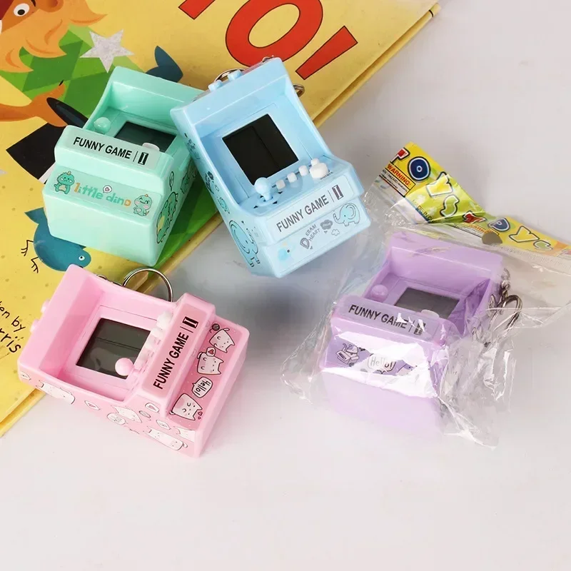 Retro Gaming Keychain - Mini chaveiro de bolso portátil com
