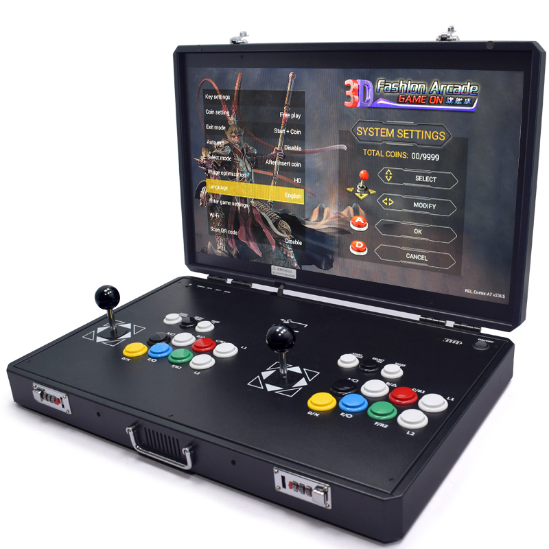 Retro Gaming Desk - Pandora H3-LCD Arcade Console, 2 Jogadores