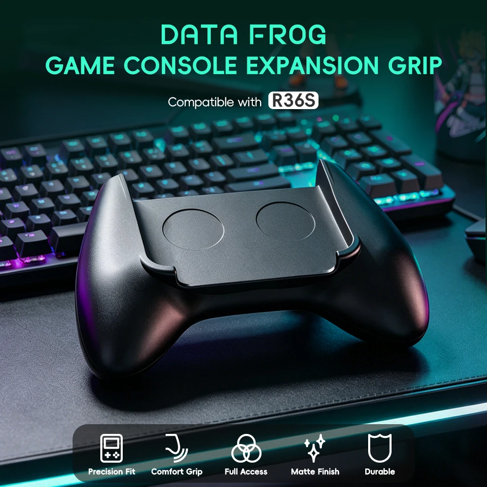 Retro Gaming Console Handheld - Suporte ergonômico para jogos Data Frog