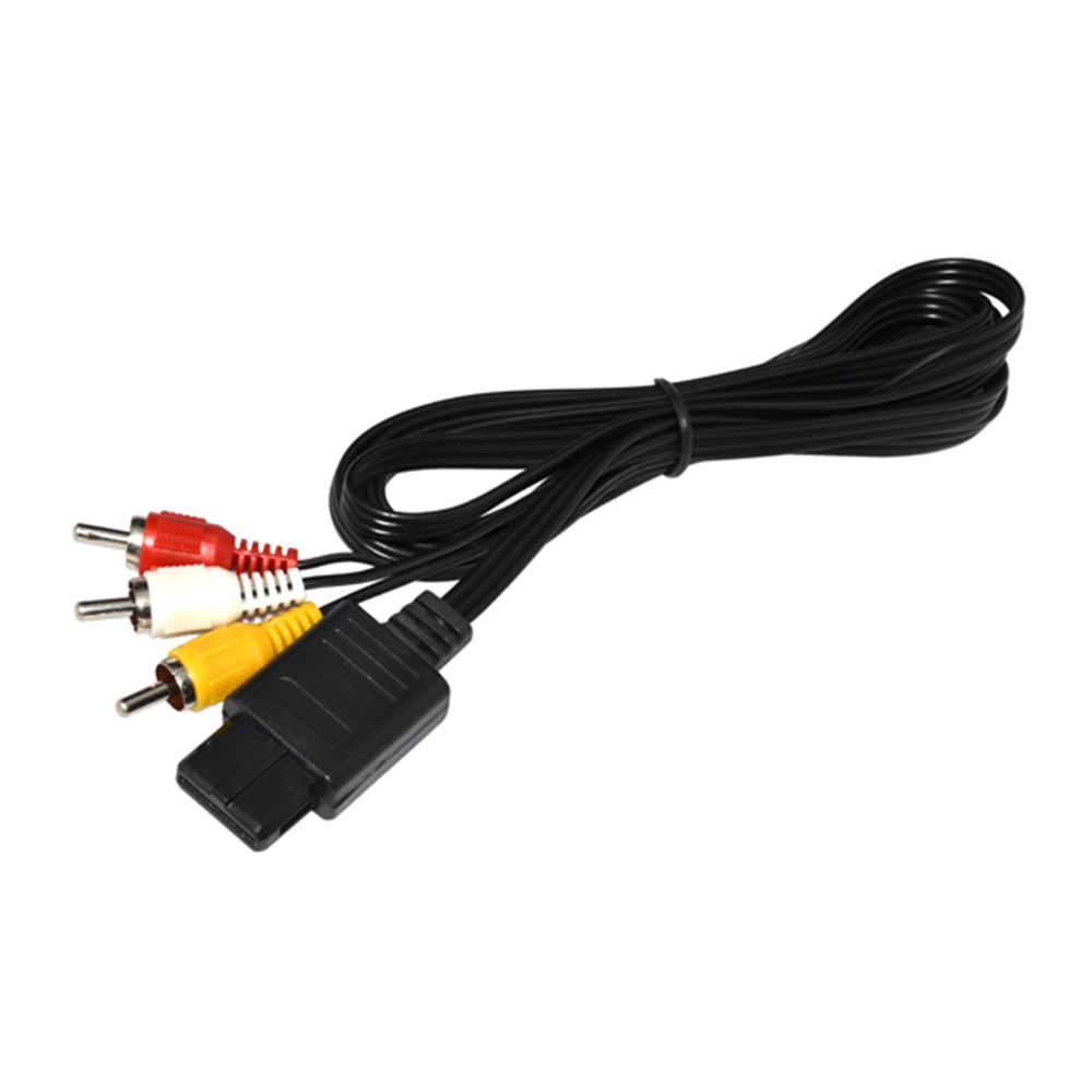 Retro Gaming Cables - Cabo de Áudio e Vídeo 3RCA
