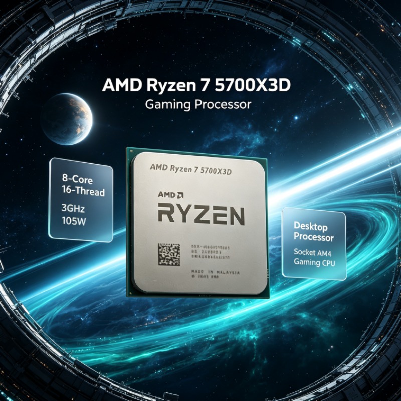 Amd Cpu Ryzen 7 - Processador de Desktop AMD Ryzen 7