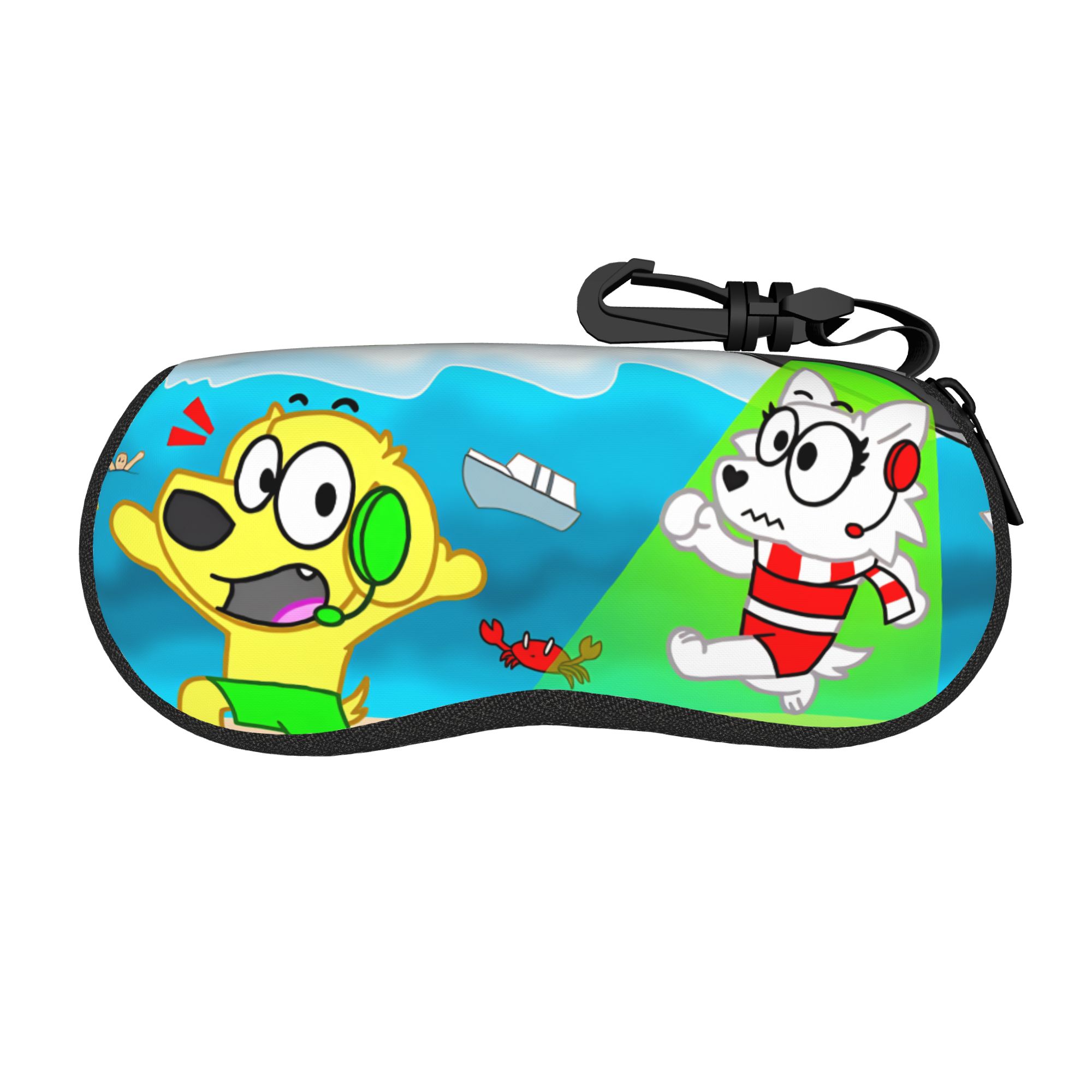 Retro Gaming Keychain - Estojo para Óculos Gamer Tylers And