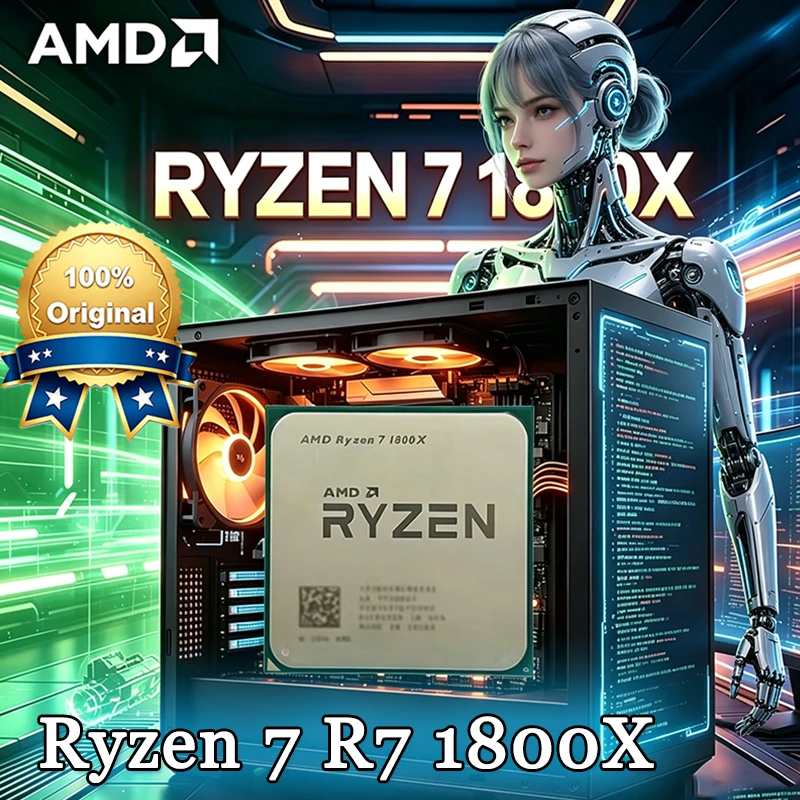 Amd Cpu Ryzen 7 - Processador AMD Ryzen 7 1800X CPU