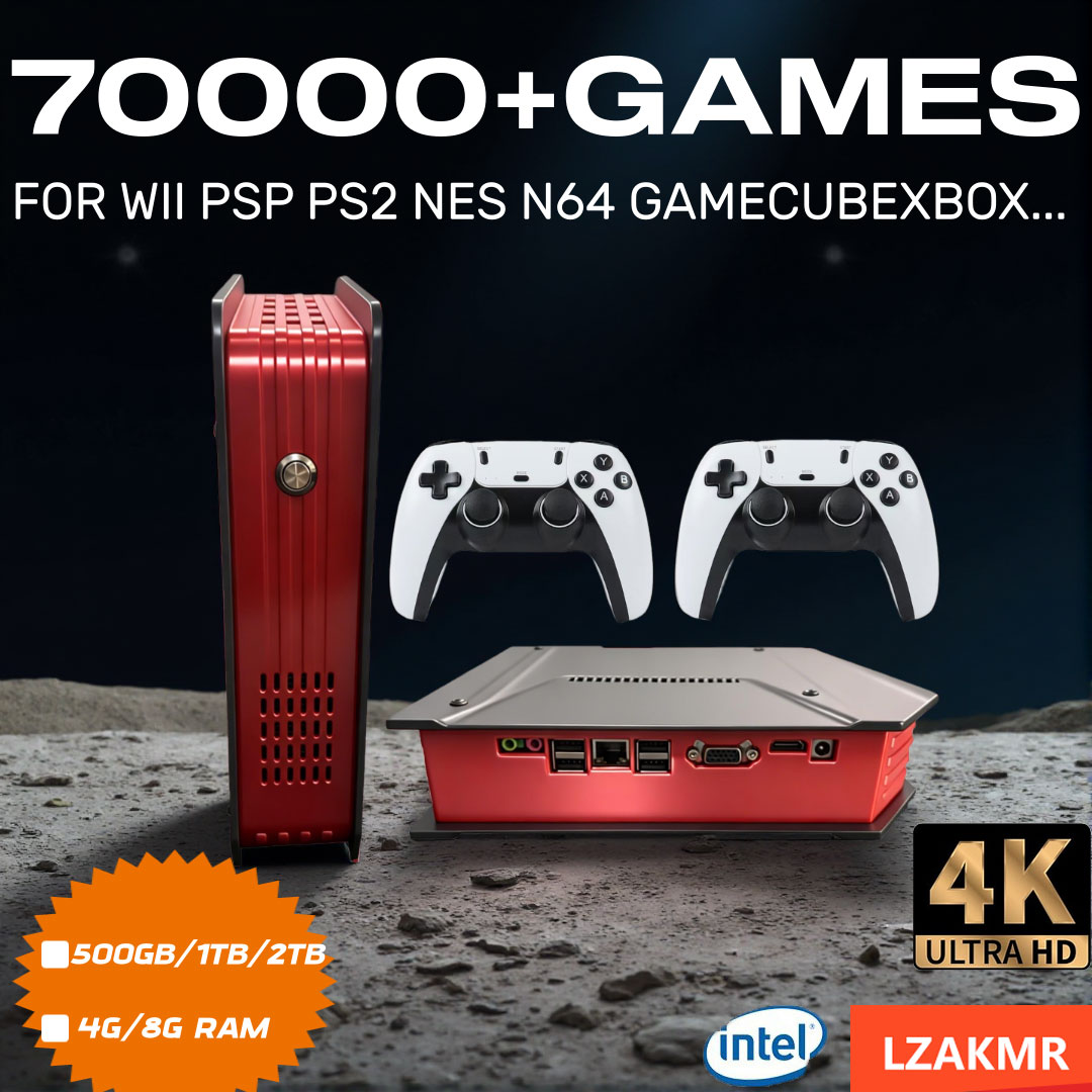 Retro Gaming Batocera - Console de Videogame Retro X4 para
