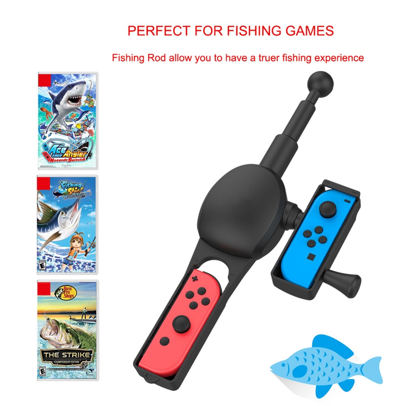 Retro Gaming Console Gun - Para nintendo switch vara de pesca
