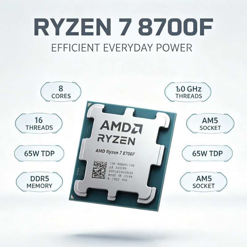 Amd Cpu Ryzen 7 - Processador Ryzen 7 8700F, Processo de