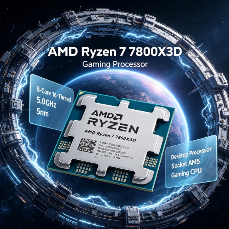 Amd Cpu Ryzen 7 - Processador AMD Ryzen 7 7800X3D 100-100000910