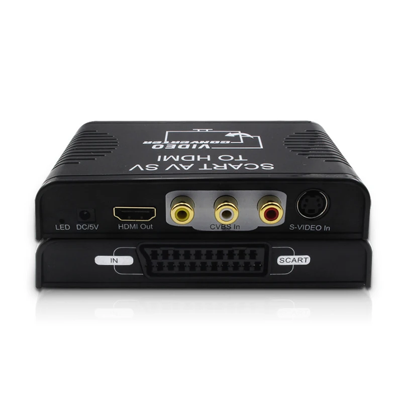 Scart To Hdmi - S-video composto AV Scart para HDMI