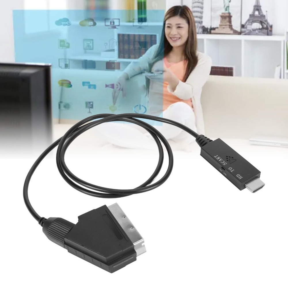 Cabo de Interface Multimídia H - Scart To Hdmi avaliação e preço