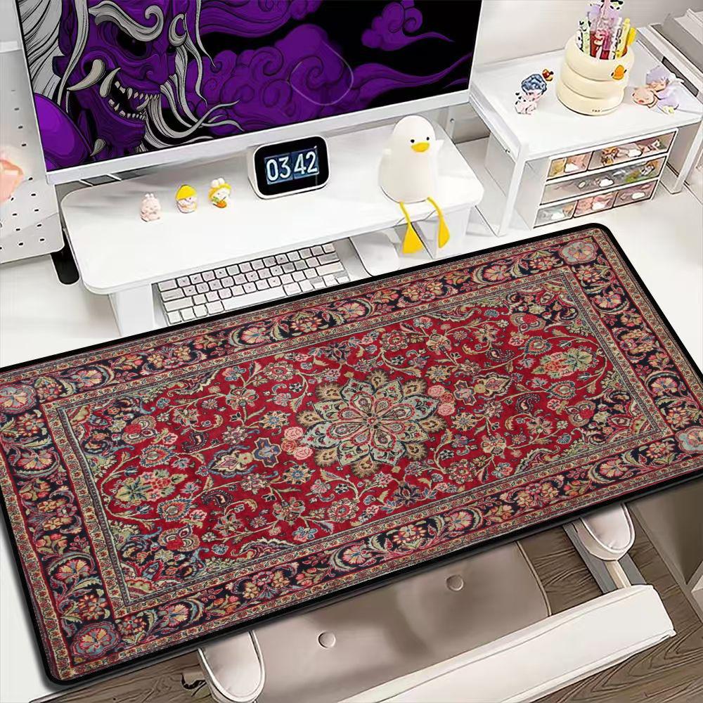 Mouse Pad Grande com Padrão de - Retro Gaming Desk avaliação e preço