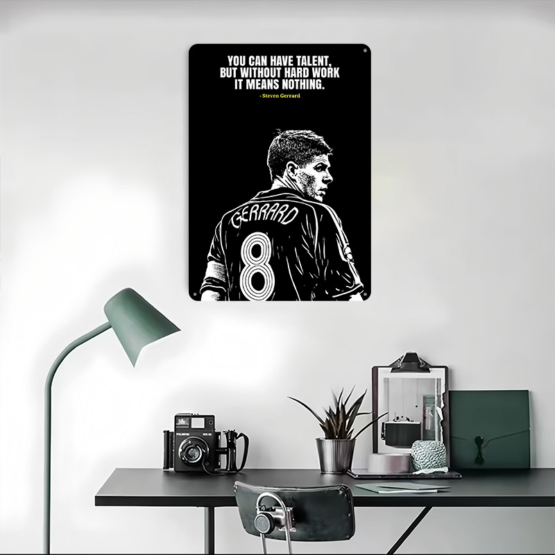 Poster Metálico com Citação de - Retro Gaming Desk avaliação e preço