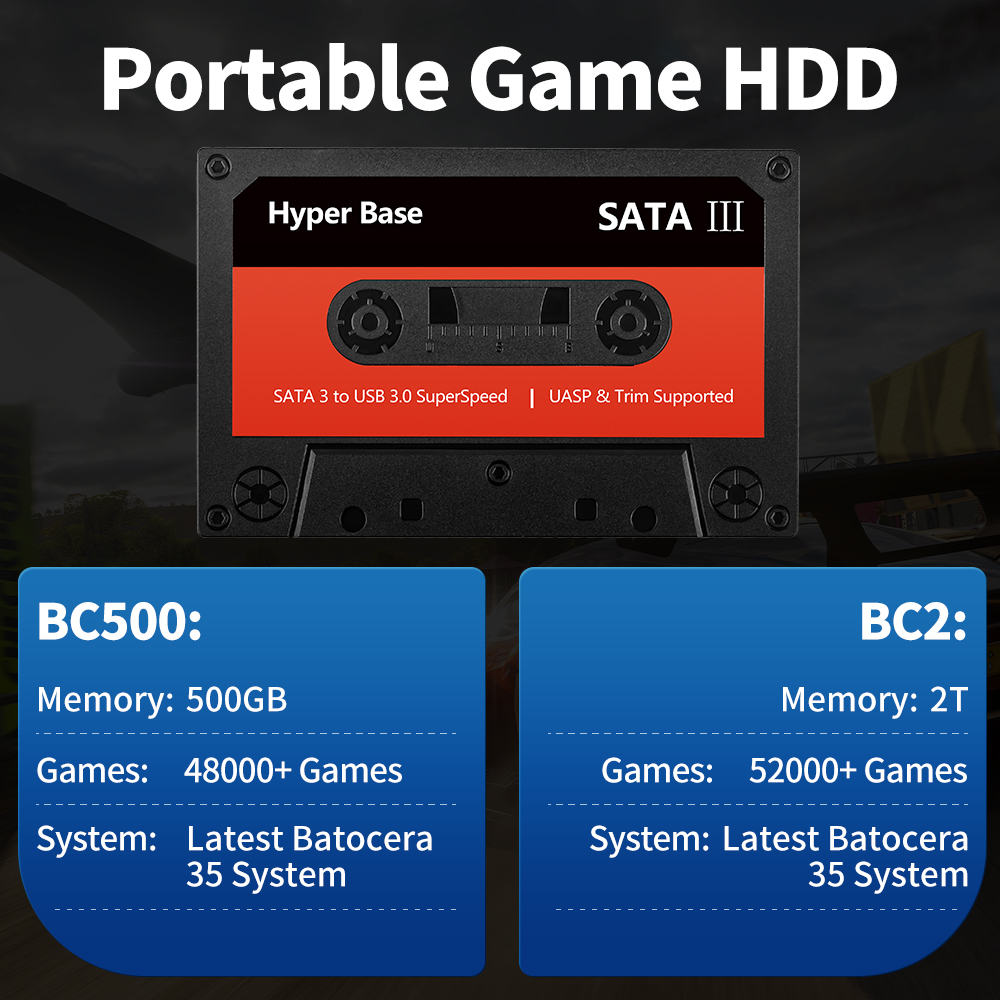 JMachen 500G/2TB Gaming Hard D - Retro Gaming Batocera avaliação e preço