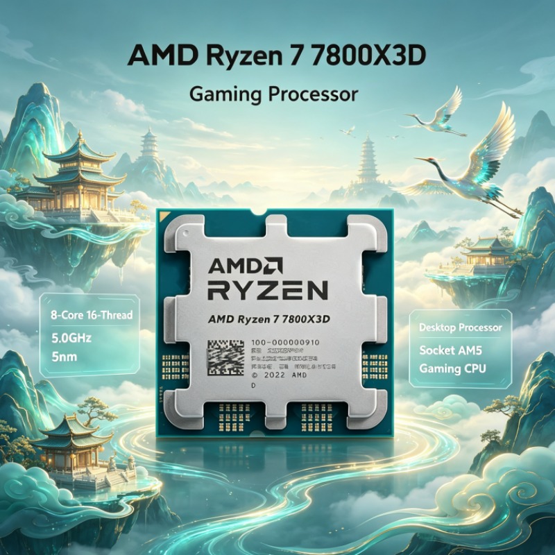 CPU AMD Ryzen 7 R7 7800X3D 96M - Amd Cpu Ryzen 7 avaliação e preço