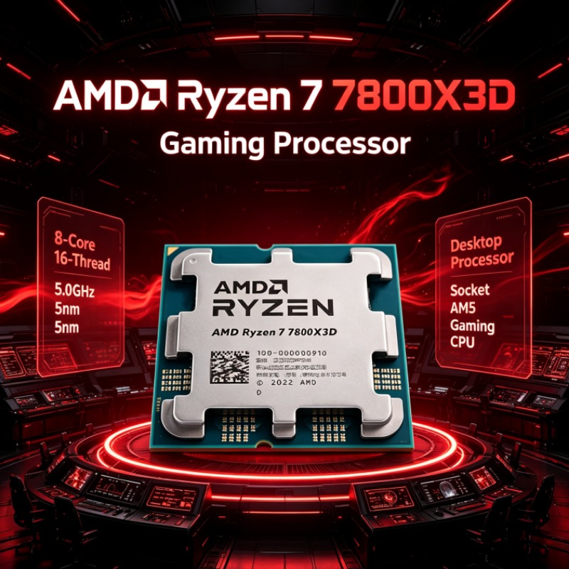 CPU AMD Ryzen 7 R7 7800X3D 96M - Amd Cpu Ryzen 7 avaliação e preço