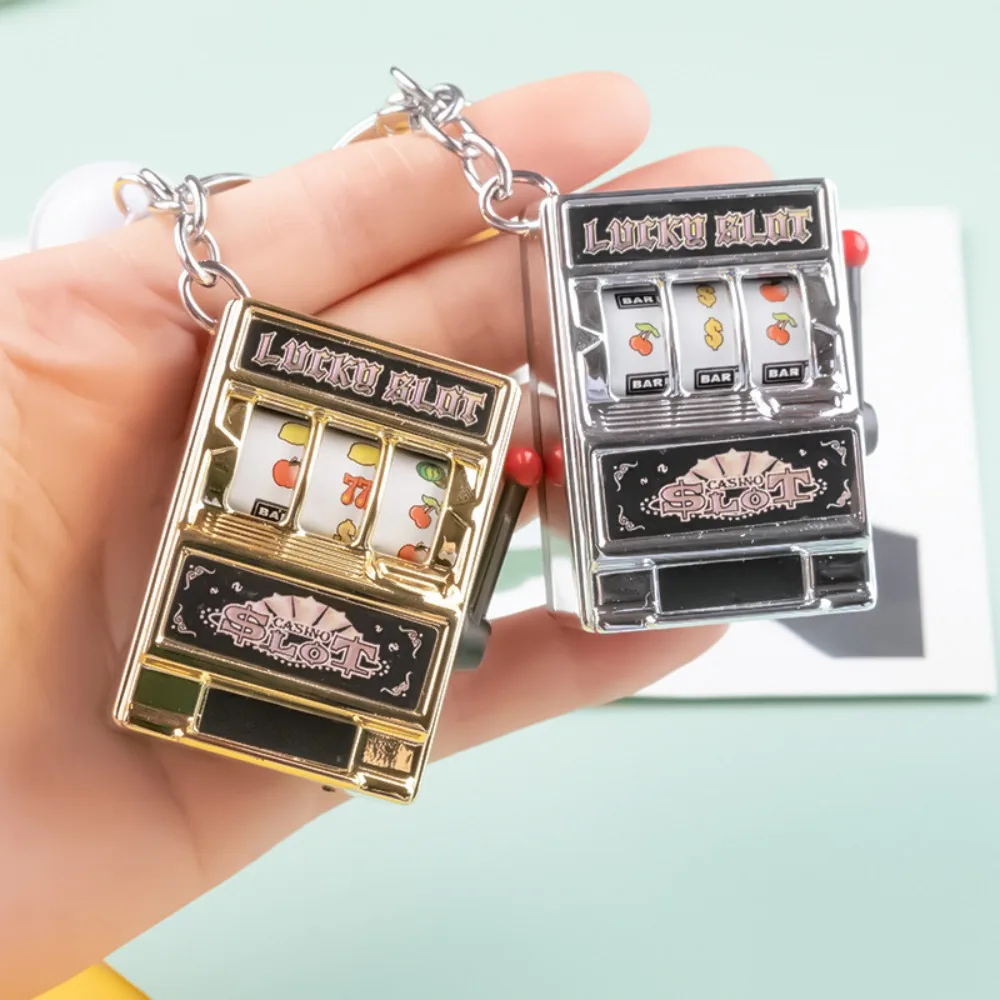 Simples Slot Machine Keychain  - Retro Gaming Keychain avaliação e preço