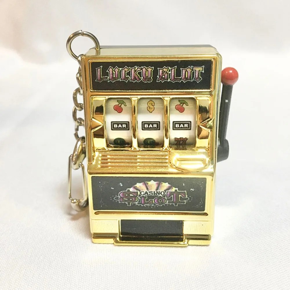 Simples Slot Machine Keychain  - Retro Gaming Keychain avaliação e preço