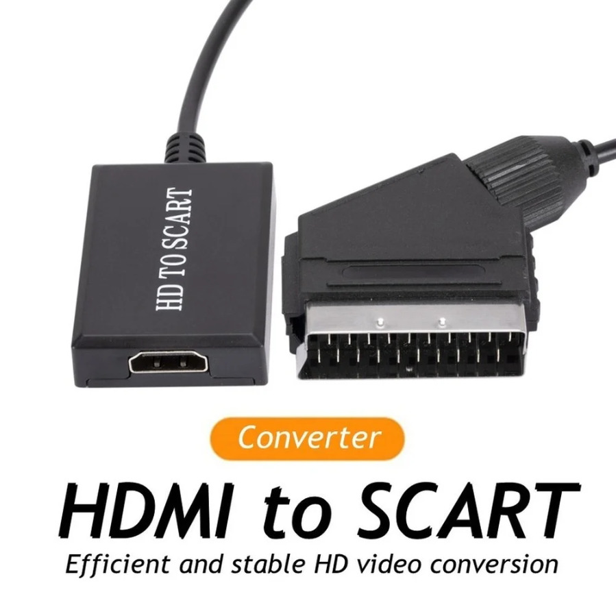 Hdmi-compatível com conversor  - Scart To Hdmi avaliação e preço