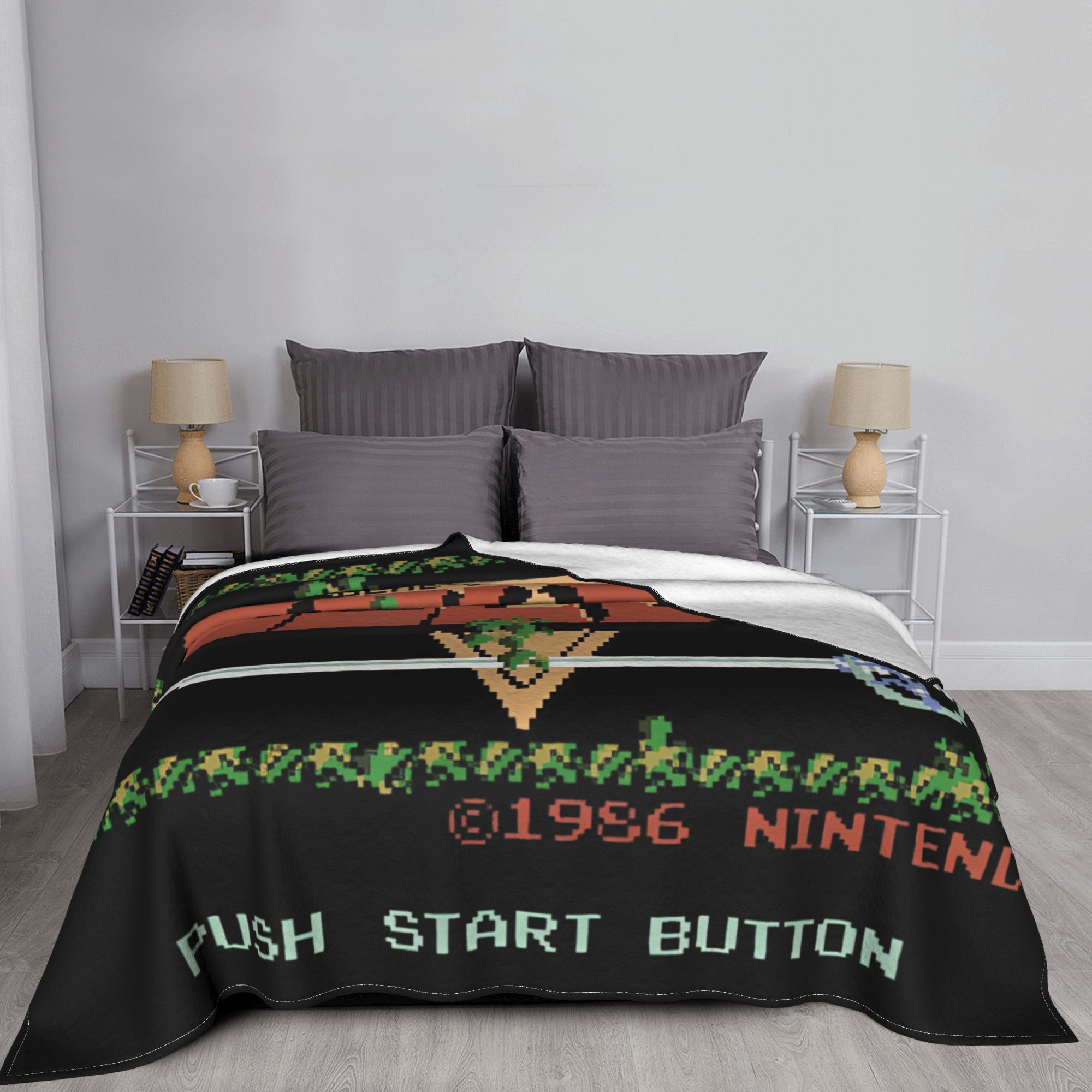 Z-zelda legends flanela cobert - Retro Gaming Zelda avaliação e preço