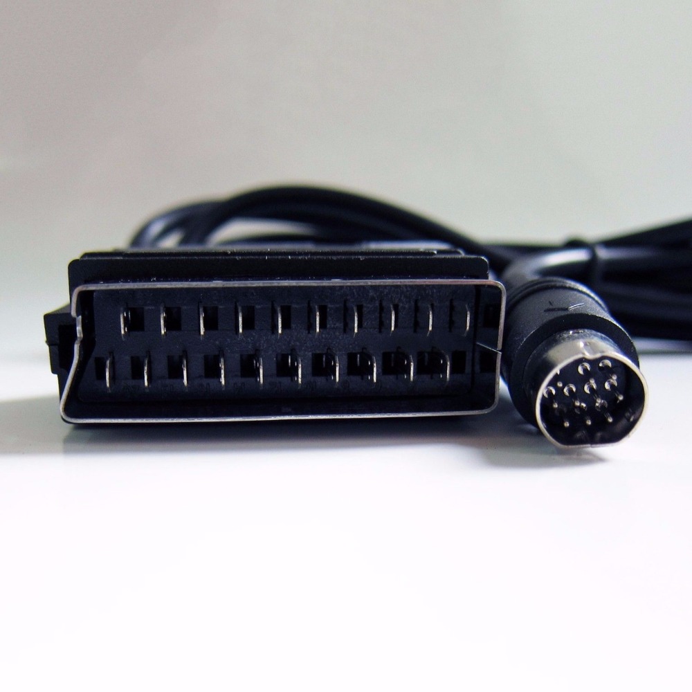 Real RGB Scart Cable TV Lead p - Retro Gaming Cables avaliação e preço