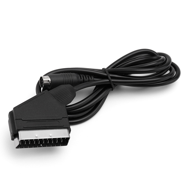 Real RGB Scart Cable TV Lead p - Retro Gaming Cables avaliação e preço