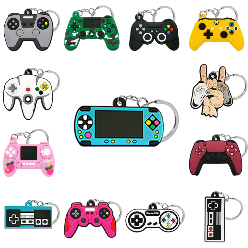 1 pçs moda novos chaveiros máq - Retro Gaming Keychain avaliação e preço