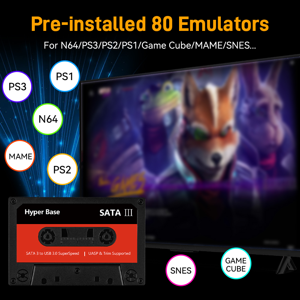 Batocera 500g/2t emulador jogo - Retro Gaming Batocera avaliação e preço