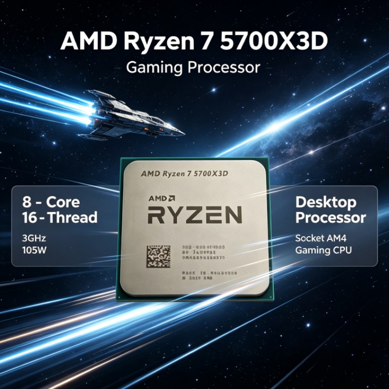 Processador AMD Ryzen 7 5700X3 - Amd Cpu Ryzen 7 avaliação e preço