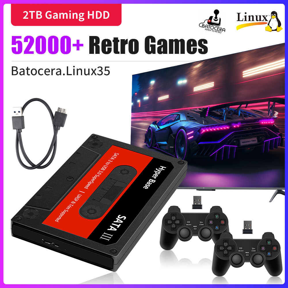 Hyper Base Batocera 2TB HDD pa - Retro Gaming Batocera avaliação e preço
