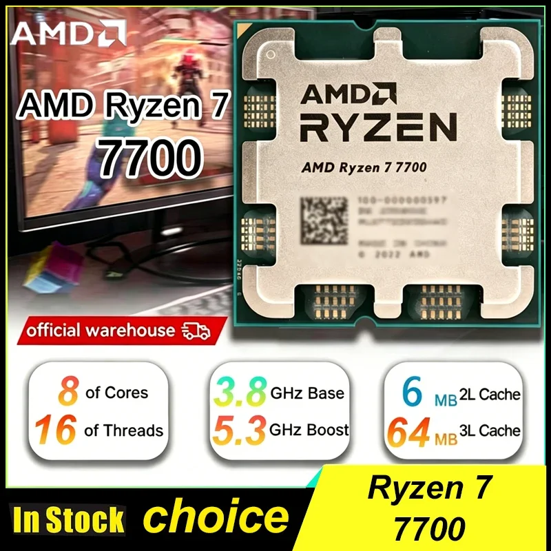 Processador AMD Ryzen 7 7700 R - Amd Cpu Ryzen 7 avaliação e preço