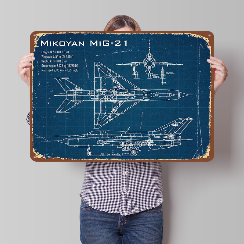 Mig 21 aeronaves impresso cart - Retro Gaming Desk avaliação e preço