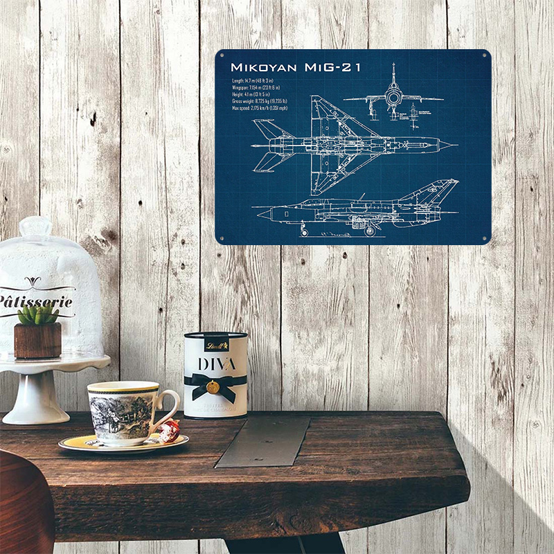 Mig 21 aeronaves impresso cart - Retro Gaming Desk avaliação e preço