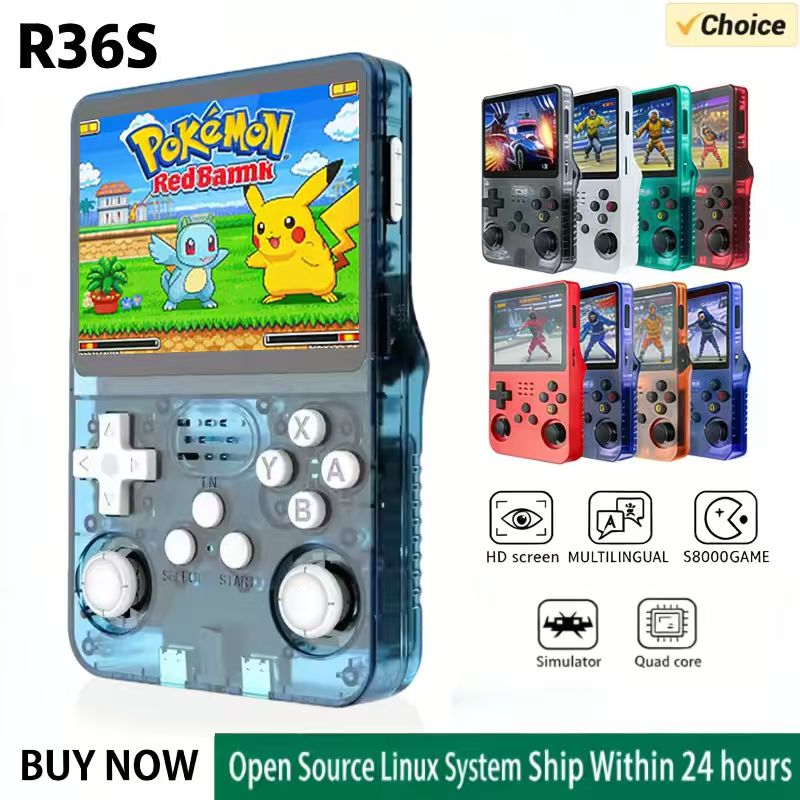 Console de Jogo Portátil R36S  - Retro Gaming Console Handheld avaliação e preço