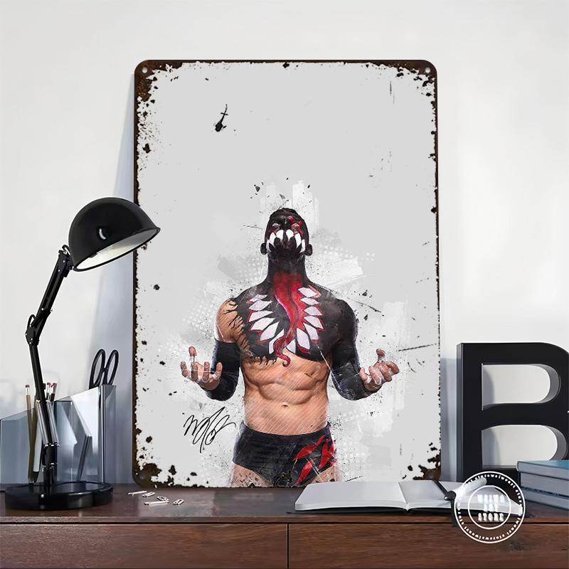 Finn balor cartaz personalizad - Retro Gaming Desk avaliação e preço