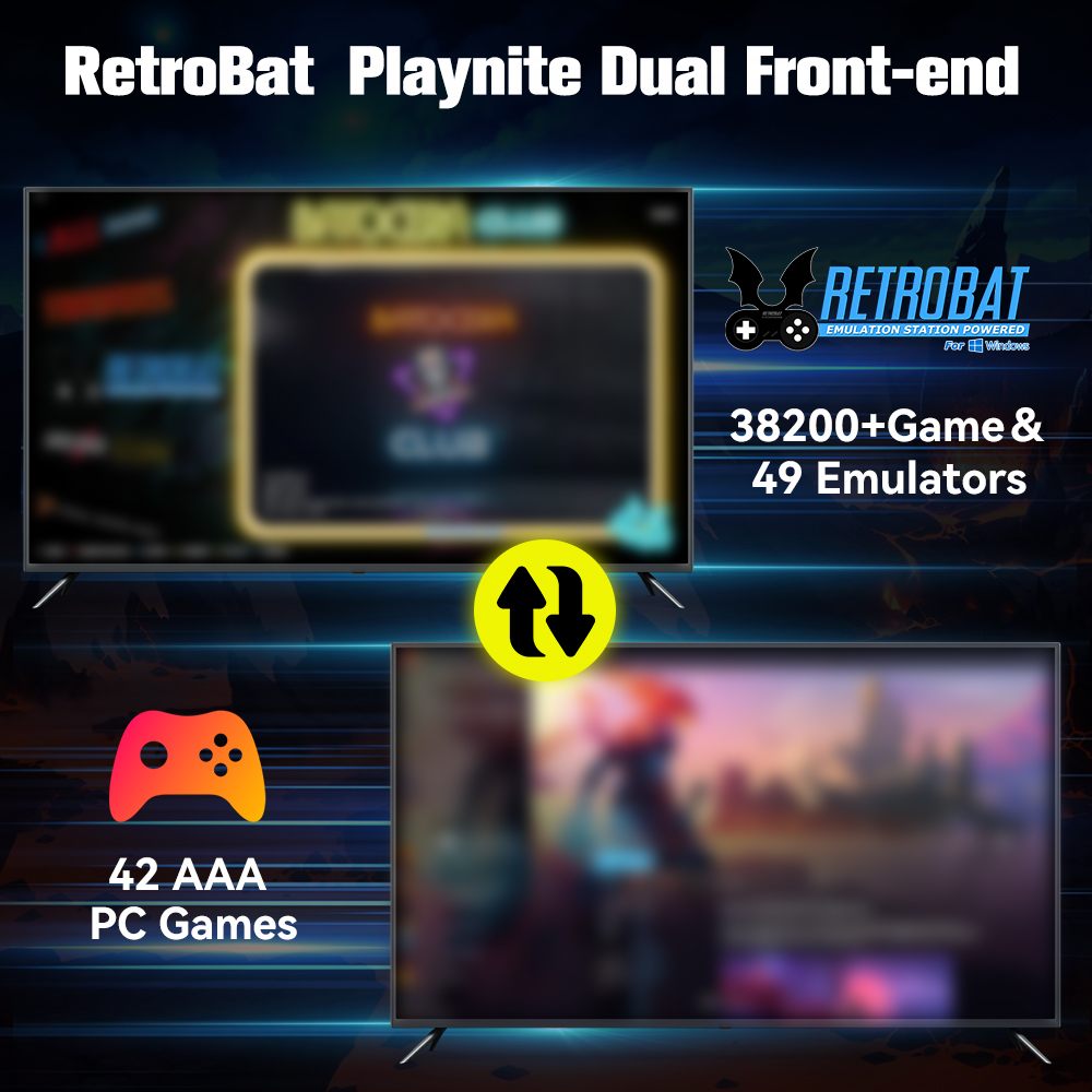 Retrobat & playnite sistema hd - Retro Gaming Emulator Console avaliação e preço