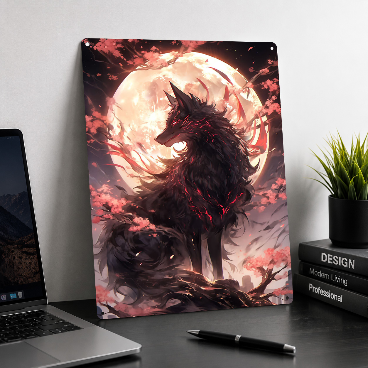 Pôster Texturizado 3D Kitsune  - Retro Gaming Desk avaliação e preço