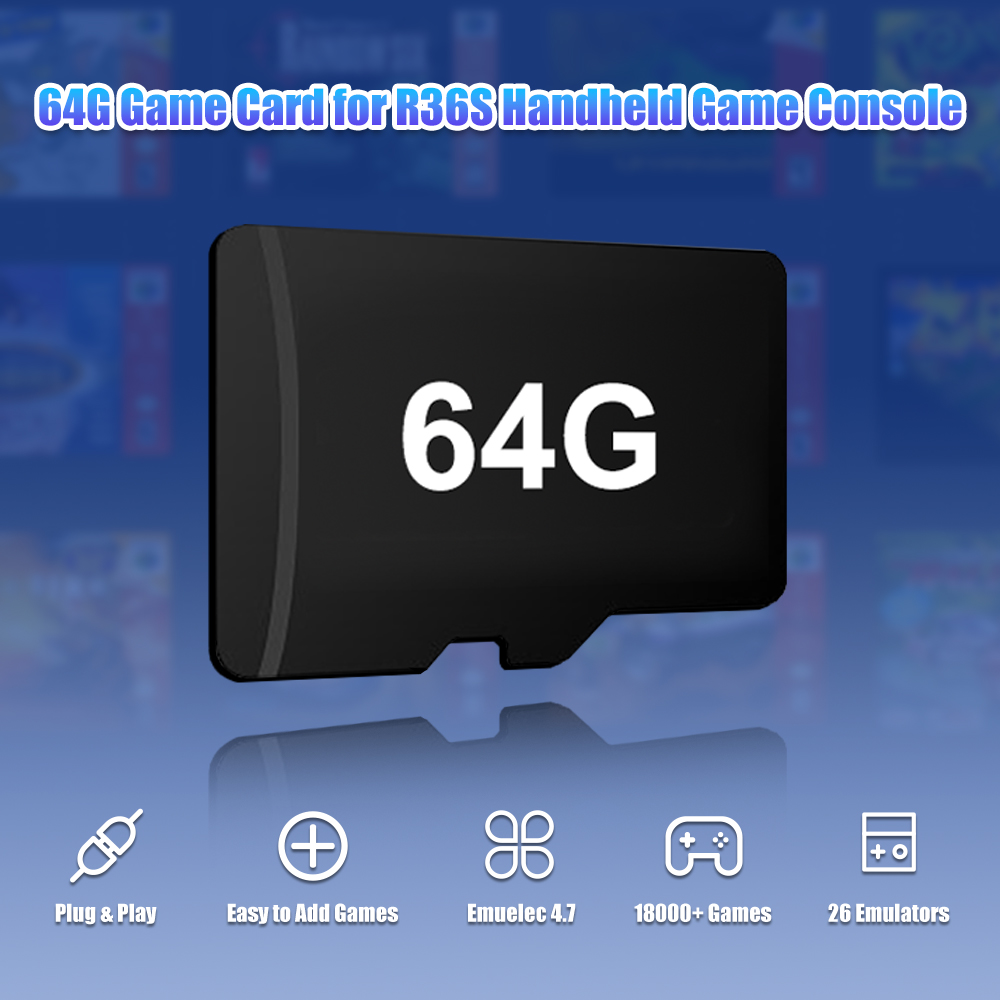 Cartão tf de jogo 64g para con - Retro Gaming Console Handheld avaliação e preço