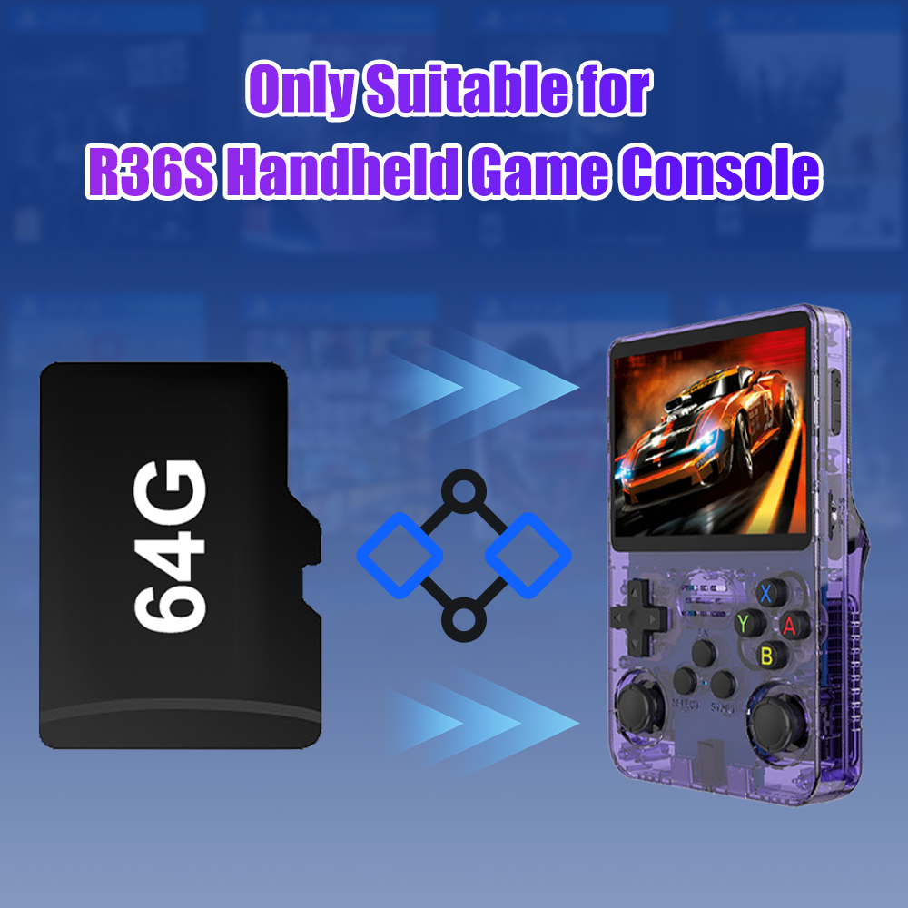 Cartão tf de jogo 64g para con - Retro Gaming Console Handheld avaliação e preço