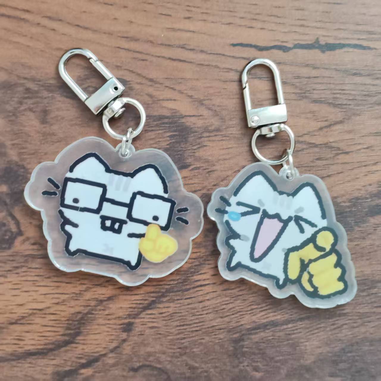 Chaveiro de gato de pixel plan - Retro Gaming Keychain avaliação e preço