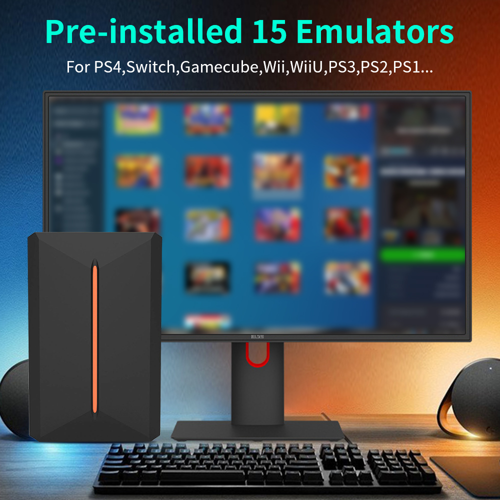Launchbox OS 500GB Portátil Ga - Retro Gaming Emulator Console avaliação e preço