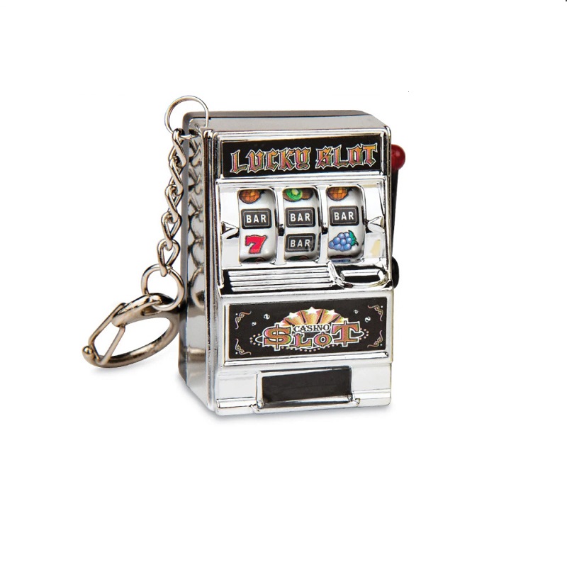 Engraçado mini slot machine ch - Retro Gaming Keychain avaliação e preço
