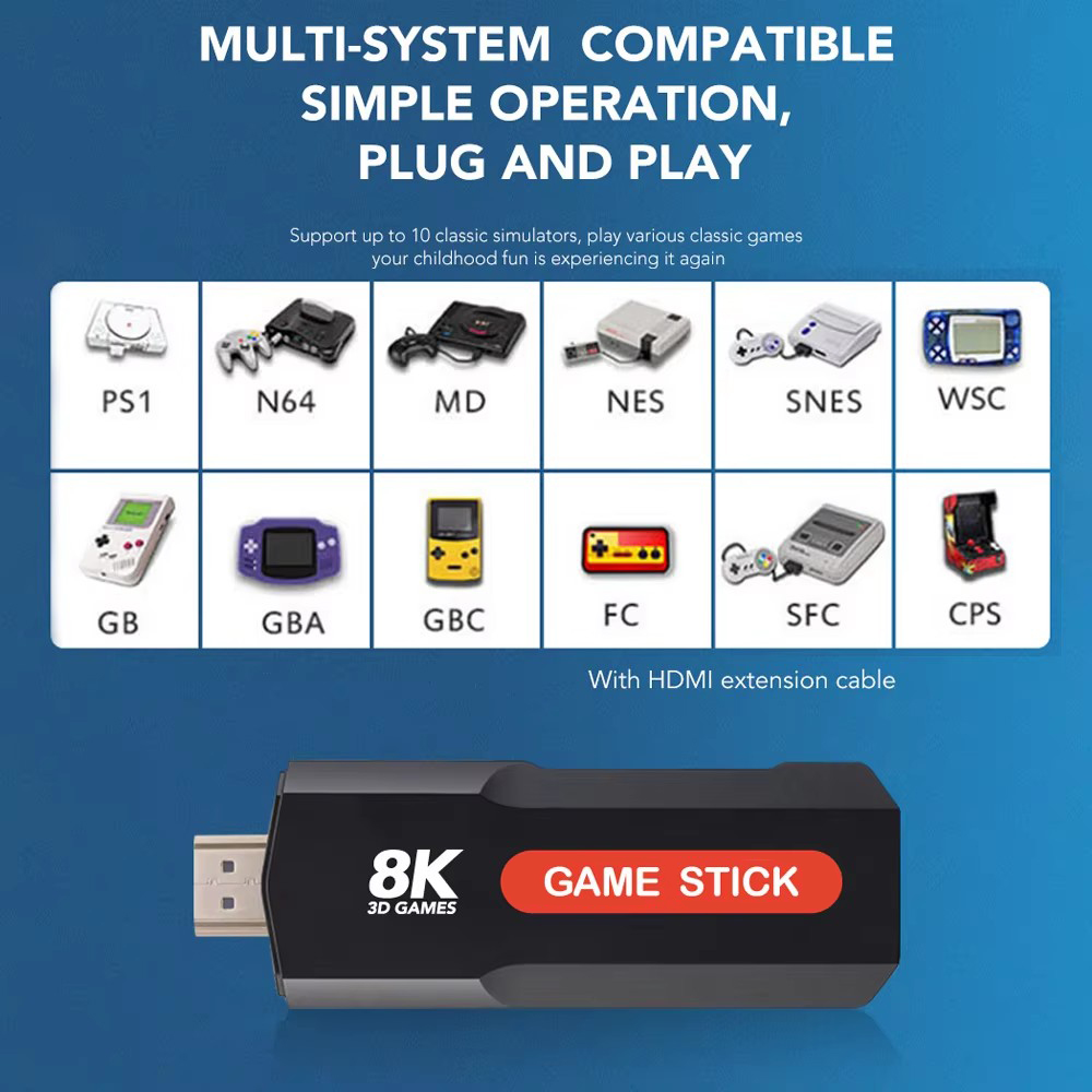 Console de Jogos X2 Game Stick - Retro Gaming Emulator Console avaliação e preço