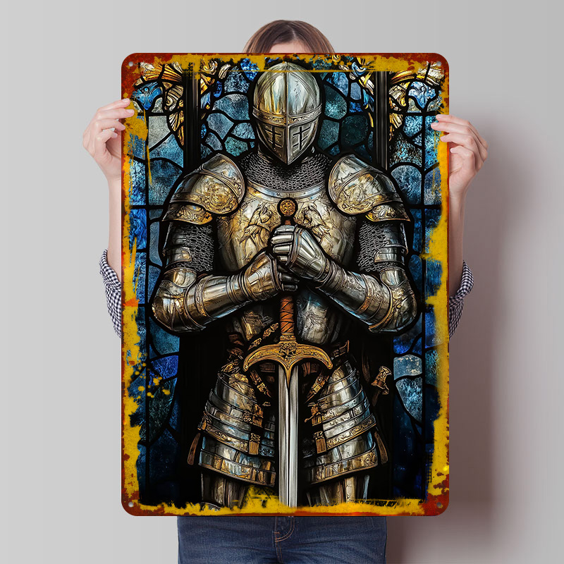 Placa de Metal Personalizada C - Retro Knight Gaming avaliação e preço