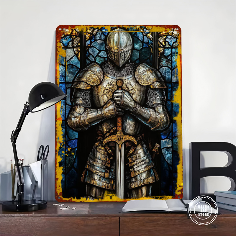 Placa de Metal Personalizada C - Retro Knight Gaming avaliação e preço