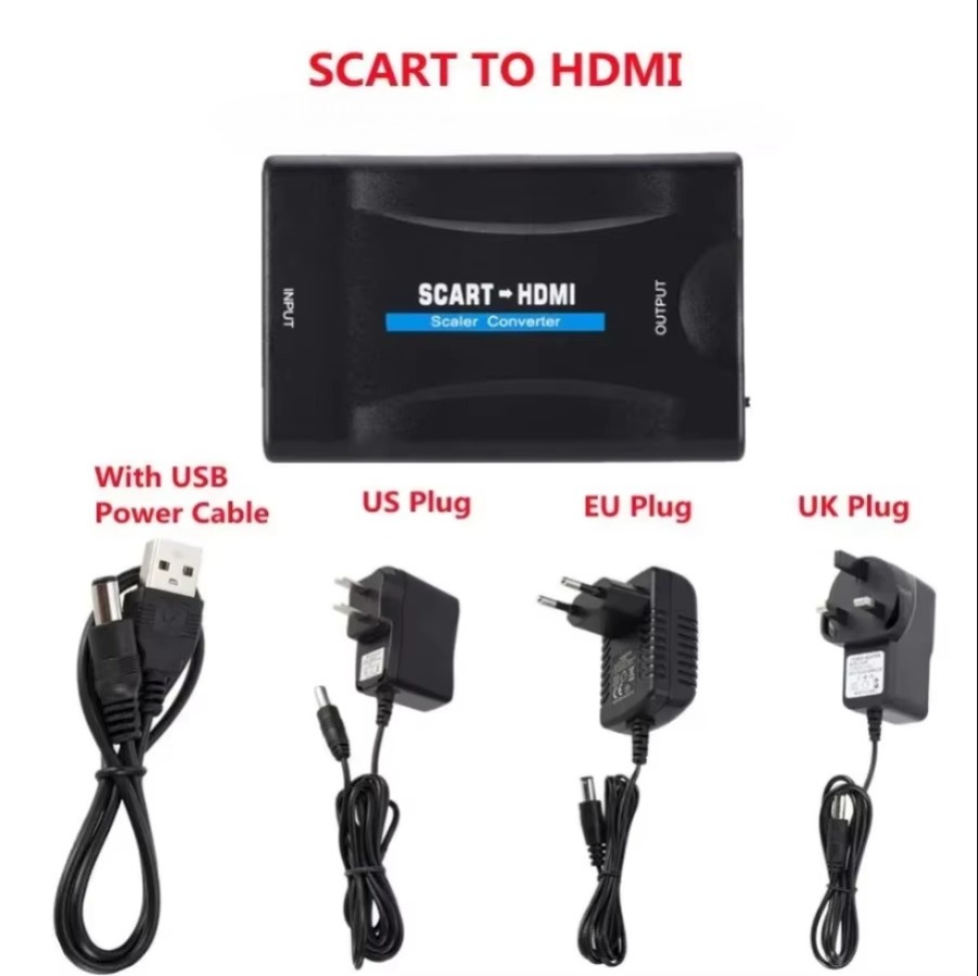 Adaptador Conversor de Vídeo e - Scart To Hdmi avaliação e preço